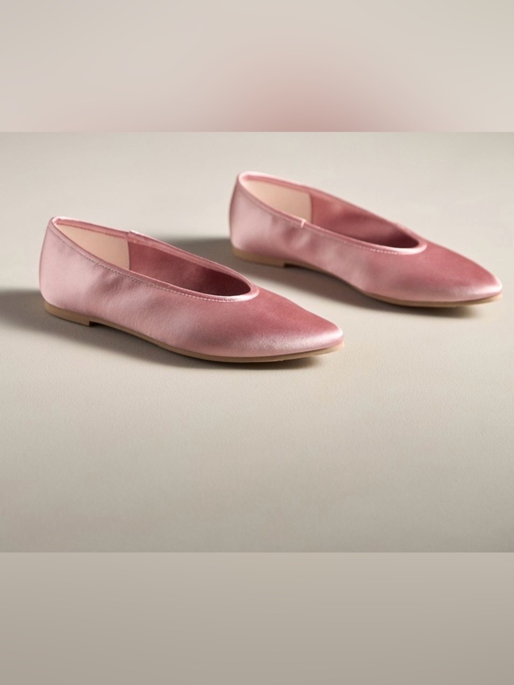 NIB BC Footwear by Seychelles Georgette Satin Ballet Flats -W9